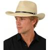 Zylioo Cappello da cowboy in paglia con sottogola fisso, taglia XXL, XL, L, cappello da sole in stile occidentale, cappello da cowgirl estivo per spiaggia ed escursionismo