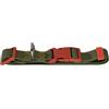 HUNTER Collare per cani Havanna | Tessuto strutturato con rivestimento in plastica, regolazione continua, chiusura a scatto, colore: verde/arancione, taglia M