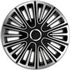 AUTO-STYLE AutoStyle Set di 4 Copricerchi Motion 15 pollici Argento/Nero