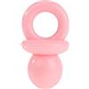OEBUAFI 50 Pz Acrilico Ciuccio per Bambini Ciondoli Ciuccio Decorazioni per Trasparente Sicuro e Carino Dispersione da Tavolo per Decorazioni per Feste per Baby Shower Neonato (PINK)