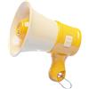 rockible Mini megafono Bullhorn Keychain Toy Music Recording Handhell Loud Speaker With Chain for Kids 3, 4, 5, 7, 8 anni, Giallo