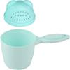 Generic Baby da Bagno Tazza, Tazza di Doccia da Bagno Cascata Staccabile Baby Risciacquo di Shampoo per Bambini Multifunzione Carina Lavaggio per Bambini (GREEN)