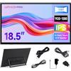 Waveshare Luck-fox 18.5inch Touch Monitor with Stand, Compatible with Raspberry Pi/Jetson Nano and PC, 1920 × 1080, 120Hz Refresh Rate, Mini HDMI/Type-C Display Ports, IPS Screen, 10-Point Touch