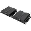 DIGITUS DS-55124 Estensore HDMI / Splitter HDMI - UHD 4K 30 Hz - 120 m tramite cavo LAN / illimitato tramite Ethernet (compatibile con IP) - Set: Trasmettitore e ricevitore - infrarossi IR, PoE