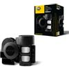 HELLA Clacson CA26,12V,115dB(A),Gamma frequenze,520/660Hz,Tono alto,elettrico-pneumatico,Colore alloggiamento/sede,nero,Quantità,1,3PB 013 410-081