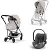 Cybex Platinum - Trio Cybex Platinum Style Mios Matt Black City Grey Cloud T