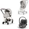 Cybex Platinum - Trio Cybex Platinum Style Mios Rose Gold City Grey Cloud T