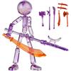 Generico Collectible Action Figures Set Con 7 Arms Set, Jointed Stop Motion Figures, Richiede Auto-assemblaggio, Stop Motion Figure, Full Body Mechanical Doll, Robot Mobile Multi-giunto (H#)