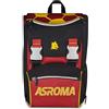 Seven Zaino Estensibile Roma, Doppio Scomparto, Rosso, 24 L, Zip laterali, Tasca frontale, Tasca laterale portaborraccia, Scuola elementare e media, Bambino, Ragazzo, Calcio, Prodotto ufficiale