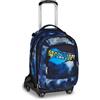 Seven Trolley Scuola Jack 8 Ruote Detach BLU FUSION, Blu, 43 L, Scomponibile, Zainetto staccabile, 4 in 1, Cross-over System, Tasche multifunzione, Scuola elementare e media, Bambini, Ragazzi