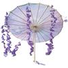 predolo Ombrello cinese giapponese in carta oleata, parasole orientale in carta oleata per la fotografia, Farfalla Viola