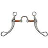 Orton Morso in acciaio inossidabile Morso per cavalli Morsi occidentali Snaffle Attrezzatura per addestramento per cavalli per allenamento della bocca Bit con porta in rame