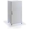 TECHLY PROFESSIONAL Armadio rack 19 a pavimento 25U grigio IP55 porta cieca prof. 600 mm I-CASE IP-2560GC