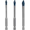 Bosch EXPERT HEX-9 Hard Ceramic Drill Bit 3pc set 5/6/8mm