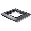 LECHUZA Base a rullo LECHUZA CUBICO 40 antracite metallizzata 13417