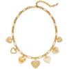 LILIE&WHITE Collana in Oro con Cuore Pendente, Gioiello Elegante Antiallergico, Non Sbiadisce, Regalo per Ogni Occasione