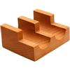Baoblaze Porta di tacos di sushi in legno Decorazione del supporto per sushi Sushi Hand Roll Porta per alimentari da tavolo da tavolo Visualizzazione, 2 Griglia