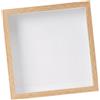 Homyl Cornice Portafoto a Scatola, Teca Espositiva per Foto di Famiglia, Bacheca Dei Ricordi, Decorazione per La Casa, 15x15 Cm