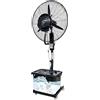 Meedlopia Ventilatore con Nebulizzatore, Ventilatore ad Acqua con Nebulizzatore 42L, Raffrescatore ad Acqua con Ruote Regolabile in Altezza, 3 Velocità, Oscillazione 90°, per Officina, Patio e Terrazza
