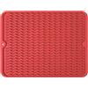 MODENGKONGJIAN Tappetino in silicone, antiscivolo, facile da pulire, grande, resistente al calore, per bancone della cucina, lavello, frigorifero o cassetto (30,5 x 40,6 cm, rosso)