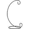 Fzaqwen Supporto per Campanelli a con Base Rotonda, Mensola Decorativa, Supporto per Campanelli a per Lanterne da Tavolo da Interni, Piante Sospes, Nero 28 Cm