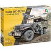 Italeri 96230 Dodge WC62 1 1⁄2 t 6x6 Truck, scala 1:35, Plastic Model Kit/Modello in plastica da montare