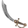Boland 73239 - Spada con teschio, 36 cm, arma giocattolo per giochi di ruolo e feste in maschera, spada da pirata per costumi in maschera