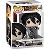 Funko Pop! Animation: AoT - Mikasa Ackerman - Attack On Titan - Figura in Vinile da Collezione - Idea Regalo - Merchandising Ufficiale - Giocattoli per Bambini e Adulti - Anime Fans