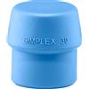 Halder Simplex 3201.030 - Inserto in TPE-soft, colore: Blu | D = 30 mm