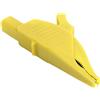 Fafeicy Morsetto Elettrico con Isolamento in Ottone e Copertura in PA, Tipo di Sicurezza, Morsetto di Prova Elettrico per Batteria Auto 32 A/1000 V (YELLOW)