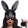 Master Series Xr Brands Bunny Tail Anal Plug And Mask Set, Nero, Taglia St - 100 Gr