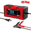 WAPUNO 12V 10A Caricabatteria per Auto 14.6V 10A Caricatore per Motocicli Elettrici per