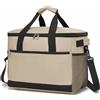 Borsa Termica Porta Pranzo 30L, Grande Borsa Frigo Portatile, Pieghevole Borsa P