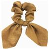 Whakano 2 elastici per capelli con fiocco, elastici per capelli, morbidi scrunchies, elastici riutilizzabili, per ragazze, donne, tutti i tipi di capelli, blu navy