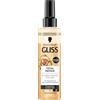 Gliss Kur Balsamo per capelli Total Repair (200 ml), pettinabilità istantanea, protezione contro la rottura dei capelli, protezione dal calore fino a 230 °C