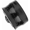 TOPINCN Delicata Scatola Dispenser per Cipria in Polvere Vintage con Soffio di Cipria, per Trucco Viaggio, Stile Vintage e Dimensioni Portatili (BLACK)
