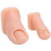 Asixxsix Modalità Dita dei Piedi per Pratica di Nail Art in Silicone, Dita dei Piedi per Pratica Manicure, modalità Piede Finto per Allenamento Artistico delle Punte delle Unghie (Numero 1)