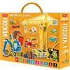 SASSI Veicoli. Mega box arts & crafts. Ediz. a colori. Con 4 fondali. Con 3 modelli 3D. Con 4 modellini