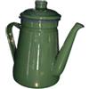 perfk Bollitore per l'acqua con caffettiera Smaltata, scaldalatte, bollitore per caffè da 1,1 Litri, teiera da Piano Cottura per Cucina, casa, Esterno, Verde