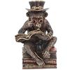 Nemesis Now, statuetta da scimpanzee Scholar, 18 cm, bronzo, misura 23 cm