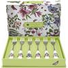 Portmeirion Botanic Garden Collezione - Portmeirion - Set di 6 forchette per pasticceria (multicolore)