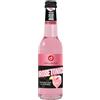 Höllinger Rose Tonic Bio, Bevanda Analcolica Frizzante, Bottiglia di Vetro, Confezione da 12 x 330ml, Fiori Spumeggianti