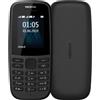 Nokia Cellulare Nokia 105, 4,49 cm (1,77 pollici), 2019, Dual SIM, colore: nero