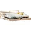 vidaXL Letto da giorno allungabile con cassetti senza materasso 90x200 cm