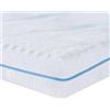 vidaXL Materasso a supporto medio, 80 x 200 cm, bianco