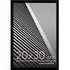 Americanflat Cornice 20x30 cm Nera - Cornice per Foto 30x20 cm con Bordo Sottile e Pannello Vetro Resistente agli Urti - Portafoto con Ganci e Cavalletto Integrati per Pareti e Ripiani