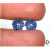 SBI Gems Zaffiro Naturale Intagliato Blu Coppia 8x8 mm 4,00 CT Pietre Sciolte
