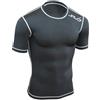 Sub Sports, Maglietta a Compressione Bambino Biancheria Intima Tecnica Base Layer Kurzarm, Nero (Schwarz), 128/134 cm