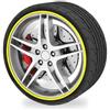 OCC MOTOR SPORT Protezione Cerchioni Auto, in Lega Giallo 6 metri