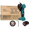OutFyt Mini smerigliatrice angolare elettrica senza spazzole 21V Smerigliatrice ricaricabile rotante a 180 ° for batteria 18V ,Alte prestazioni(1 Battery)